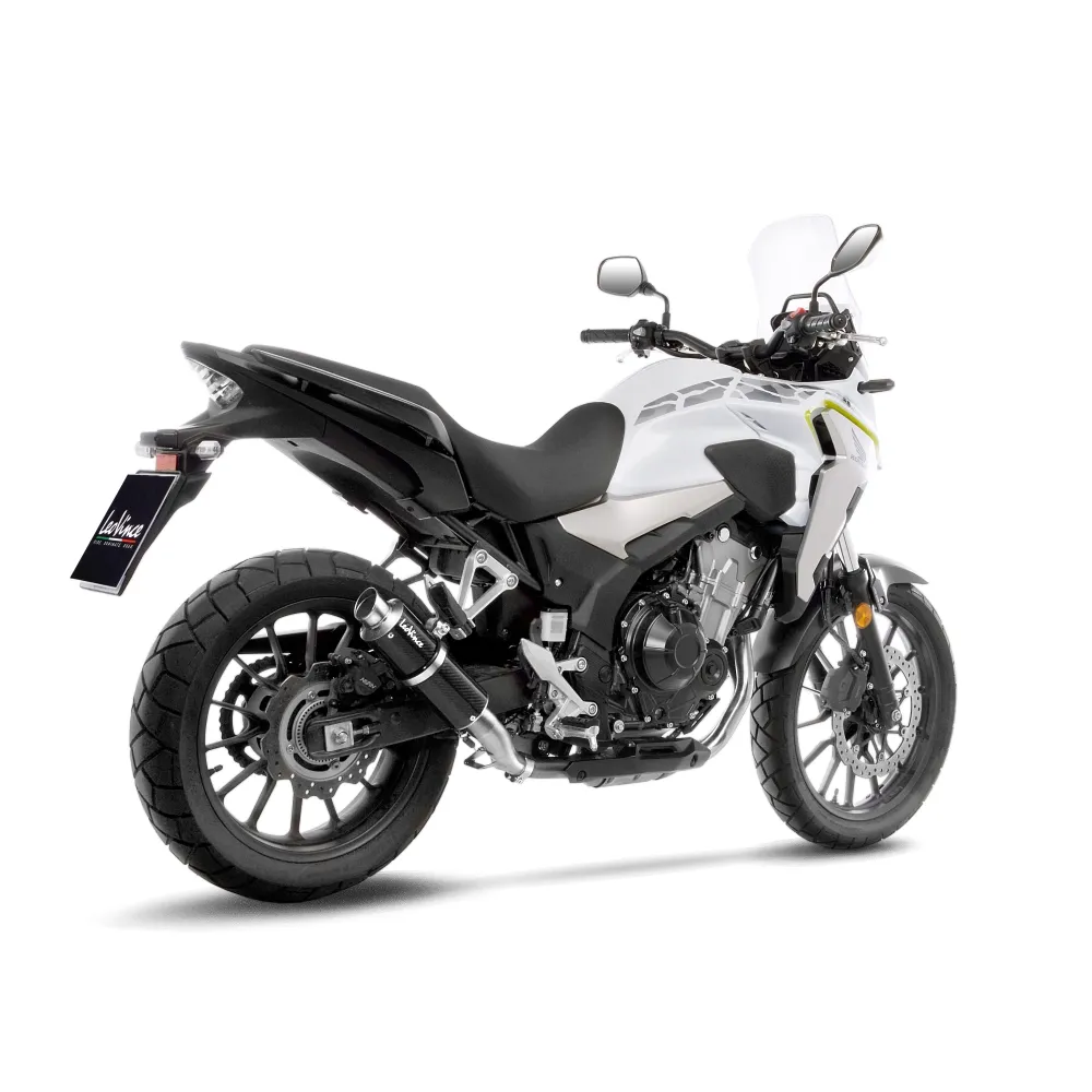 LEOVINCE HONDA CB 500 X / F / R / HORNET / NX / CBR / 2019 2025 GP CORSA CARBONE pot échappement NON HOM - 3395U
