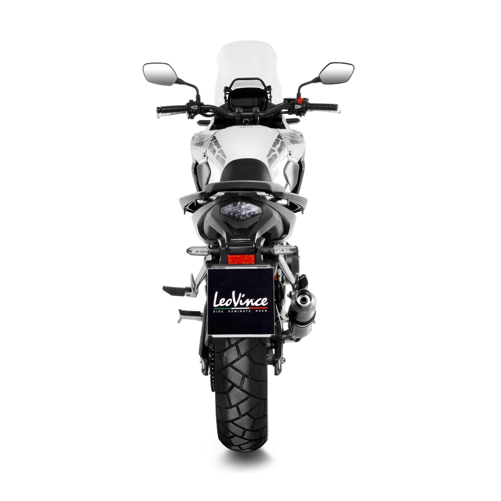 LEOVINCE HONDA CB 500 X / F / R / HORNET / NX / CBR / 2019 2025 GP CORSA CARBONE pot échappement NON HOM - 3395U