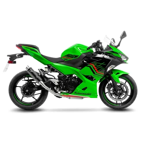 LEOVINCE KAWASAKI NINJA 400 / 500 / Z 400 / SE / 2018 2025 GP CORSA INOX BLACK pot échappement NON HOM - 3389BU