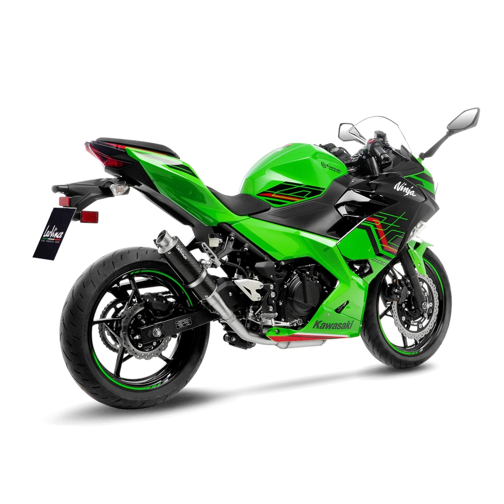 LEOVINCE KAWASAKI NINJA 400 / 500 / Z 400 / SE / 2018 2025 GP CORSA CARBONE pot échappement NON HOM - 3395U
