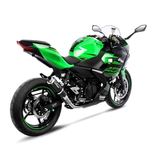 LEOVINCE KAWASAKI NINJA 400 / 500 / Z 400 / SE / 2018 2025 GP CORSA CARBONE pot échappement NON HOM - 3389U