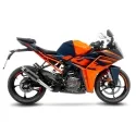 LEOVINCE KTM RC 125 / 390 / 2022 2023 GP CORSA INOX BLACK exhaust NOT APP - 15501BU