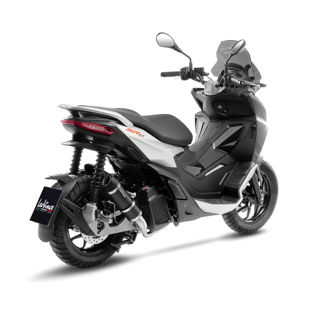 LEOVINCE APRILIA SR GT 125 / 200 / SPORT / 2022 2024 GP CORSA CARBONE ligne complète NON HOM - 15500U