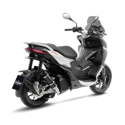 LEOVINCE APRILIA SR GT 125 / 200 / SPORT / 2022 2024 GP CORSA CARBONE ligne complète NON HOM - 15500U