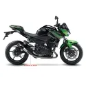 LEOVINCE KAWASAKI NINJA 400 / 500 / Z 400 / SE / 2018 2025 LV CORSA INOX BLACK pot d'échappement NON HOM- 15400BU