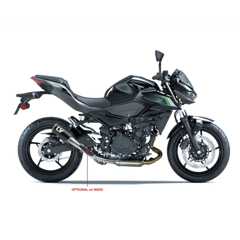 LEOVINCE KAWASAKI NINJA 400 / 500 / Z 400 / SE / 2018 2025 LV CORSA CARBON exhaust NOT APP - 15400CU