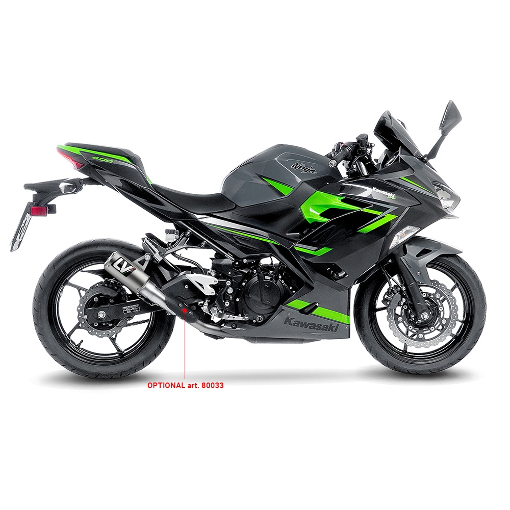 LEOVINCE KAWASAKI NINJA 400 / 500 / Z 400 / SE / 2018 2025 LV CORSA TITANIUM exhaust system NOT APP - 15400TU
