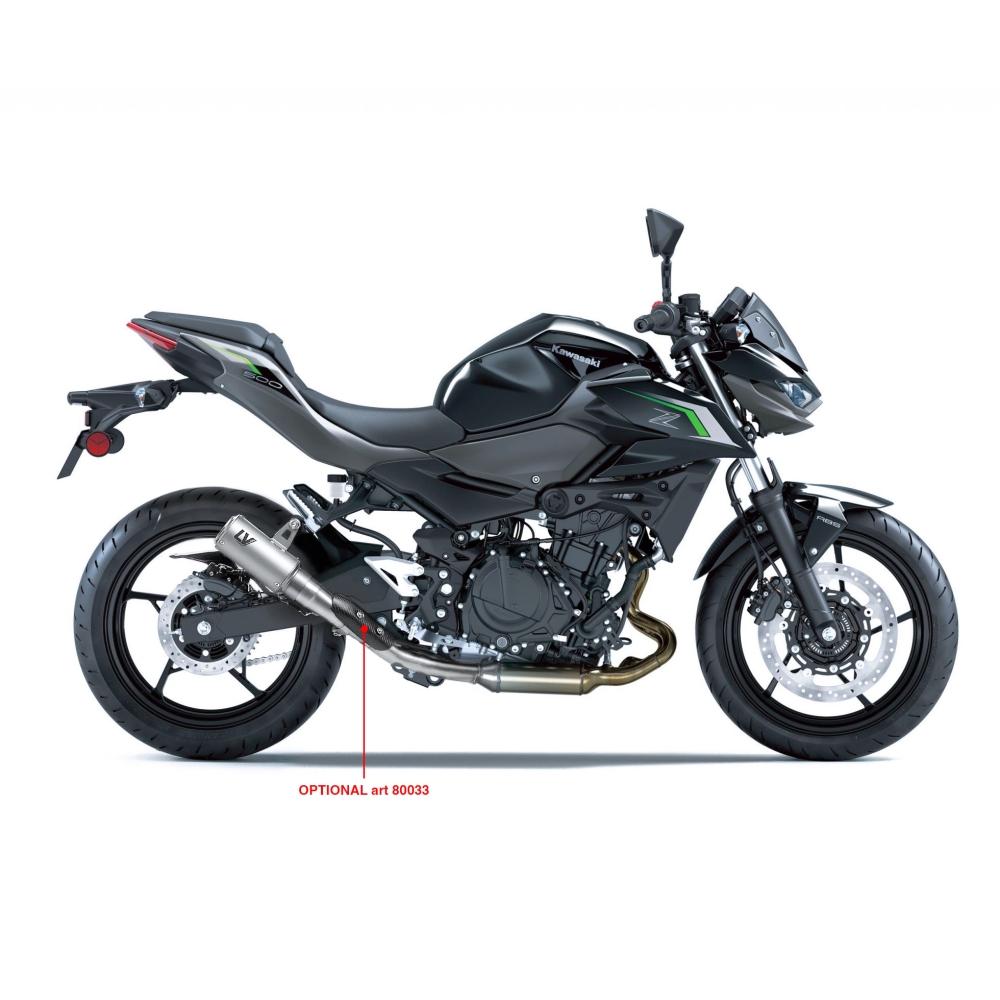 LEOVINCE KAWASAKI NINJA 400 / 500 / Z 400 / SE / 2018 2025 LV CORSA TITANE pot d'échappement NON HOM - 15400TU