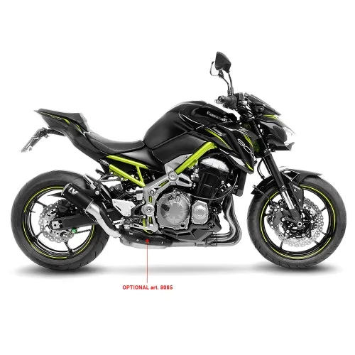 LEOVINCE KAWASAKI Z 900 / A2 / 2017 2024 LV CORSA INOX BLACK exhaust NOT APP- 15402BU