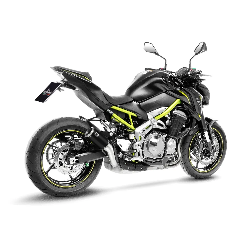 LEOVINCE KAWASAKI Z 900 / A2 / 2017 2024 LV CORSA INOX BLACK pot d'échappement NON HOM- 15402BU