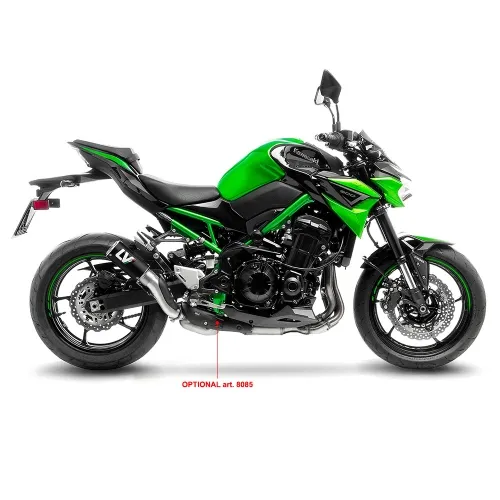 LEOVINCE KAWASAKI Z 900 / 2020 2024 LV CORSA INOX BLACK pot d'échappement NON HOM- 15404BU