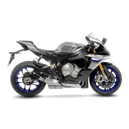 LEOVINCE YAMAHA YZF-R1 / M / 2015 2024 LV CORSA INOX BLACK exhaust system NOT APP- 15408BU