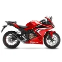 LEOVINCE HONDA CB 500 X / F / R / HORNET / NX / CBR / 2019 2025 GP CORSA EVO INOX BLACK pot d'échappement NON HOM - 3395EBU