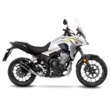 LEOVINCE HONDA CB 500 X / F / R / HORNET / NX / CBR / 2019 2025 GP CORSA EVO INOX BLACK exhaust NOT APP - 3395EBU