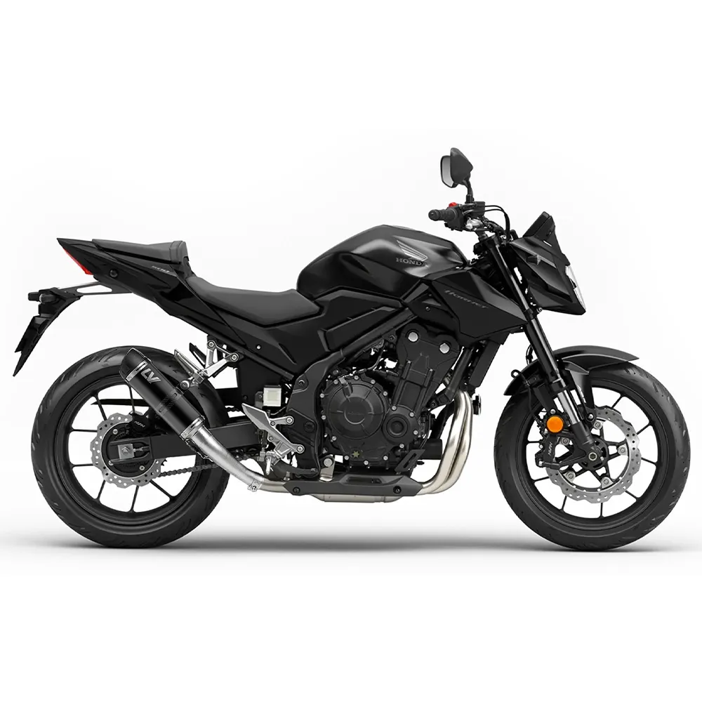 LEOVINCE HONDA CB 500 X / F / R / HORNET / NX / CBR / 2019 2025 GP CORSA EVO INOX BLACK pot d'échappement NON HOM - 3395EBU