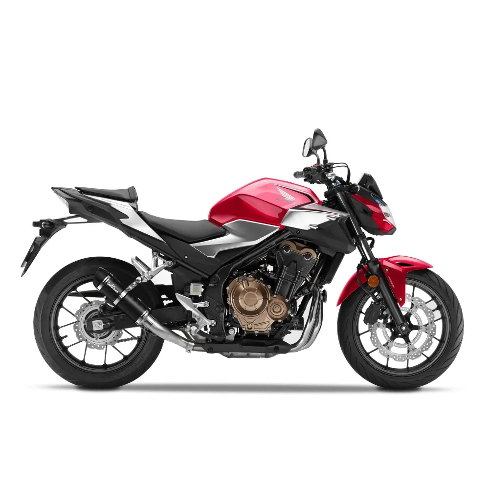 LEOVINCE HONDA CB 500 X / F / R / HORNET / NX / CBR / 2019 2025 GP CORSA EVO CARBONE pot d'échappement NON HOM - 3395EU