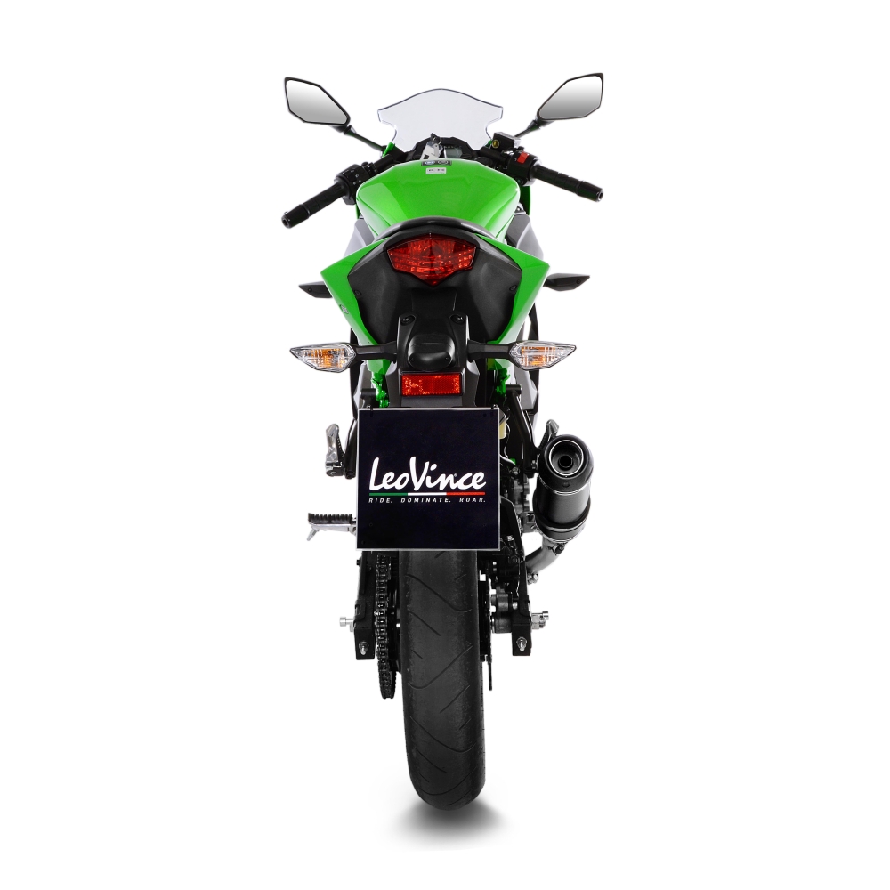 LEOVINCE KAWASAKI NINJA 125 / Z 125 / 2019 2024 GP CORSA EVO CARBONE pot d'échappement NON HOM - 3393EU