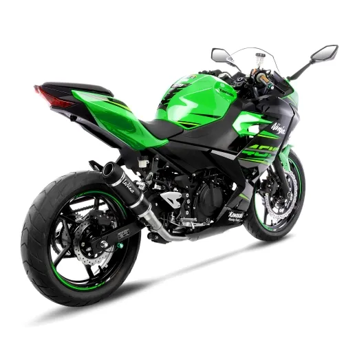 LEOVINCE KAWASAKI NINJA 400 / 500 / Z 400 / SE / 2018 2025 GP CORSA EVO CARBONE pot d'échappement NON HOM - 3389EU