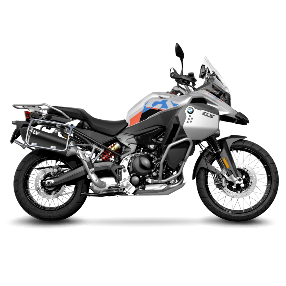LEOVINCE BMW F 750 / 850 / 900 / GS / ADVENTURE / 2018 2025 LV-14 INOX BLACK pot d'échappement EURO5 - 15610B