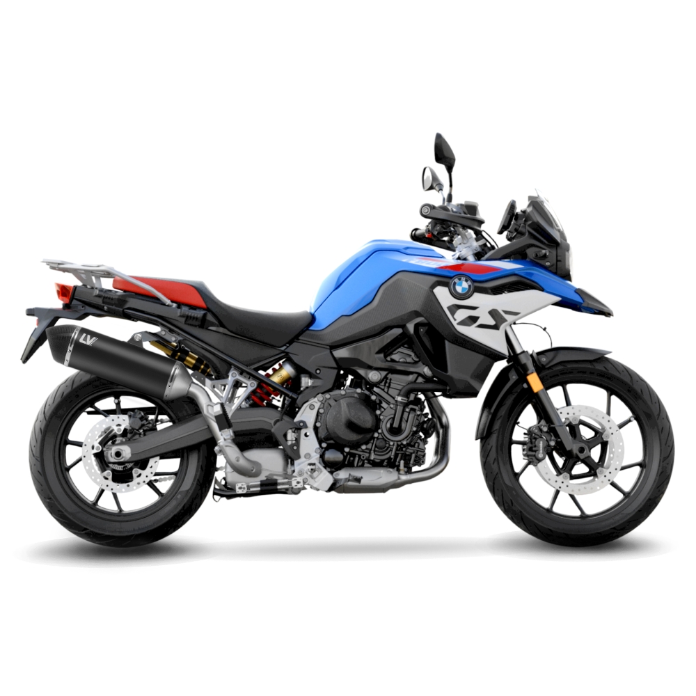LEOVINCE BMW F 750 / 850 / 900 / GS / ADVENTURE / 2018 2025 LV-14 INOX BLACK pot d'échappement EURO5 - 15610B