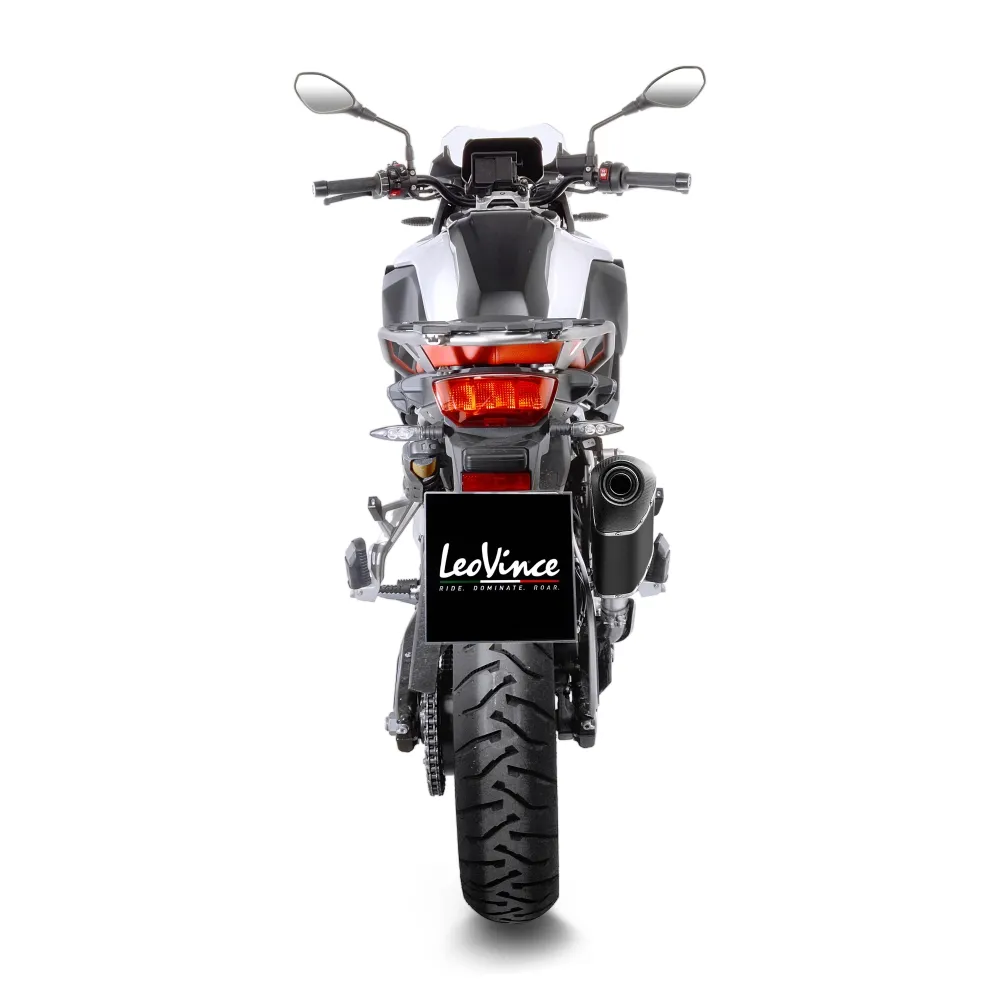 LEOVINCE BMW F 750 / 850 / 900 / GS / ADVENTURE / 2018 2025 LV-14 INOX BLACK exhaust EURO5+ - 15610B