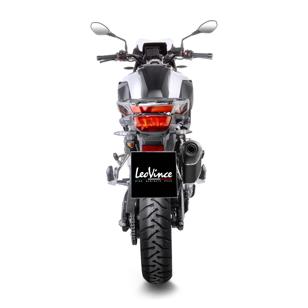 LEOVINCE BMW F 750 / 850 / 900 / GS / ADVENTURE / 2018 2025 LV-14 INOX BLACK pot d'échappement EURO5 - 15610B