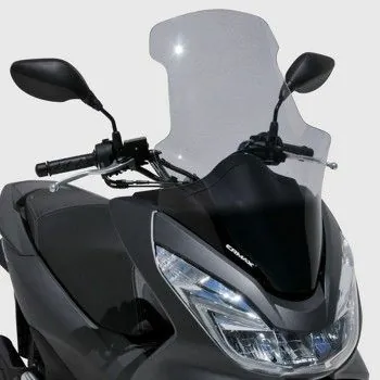honda PCX 125 14 18 pare brise haute protection TOURING HP +25cm hauteur 70cm avec protèges-mains