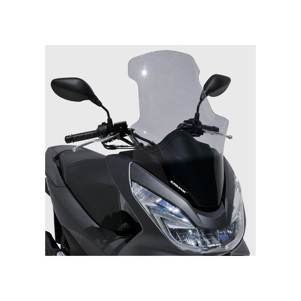 honda PCX 125 14 18 pare brise haute protection TOURING HP +25cm hauteur 70cm avec protèges-mains