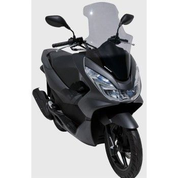 honda PCX 125 2014 2018 high protection TOURING HP +25 windscreen height 70cm with hands-protectors