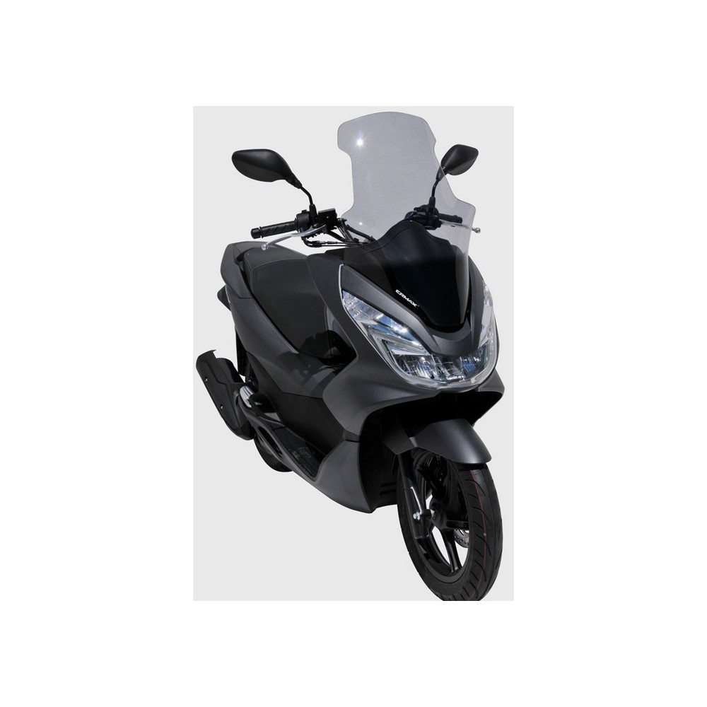 honda PCX 125 2014 2018 high protection TOURING HP +25 windscreen height 70cm with hands-protectors