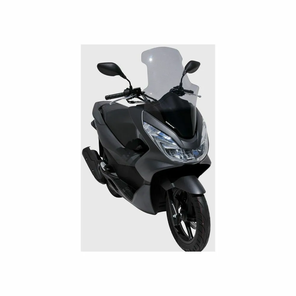 honda PCX 125 2014 2018 high protection TOURING HP +25 windscreen height 70cm with hands-protectors
