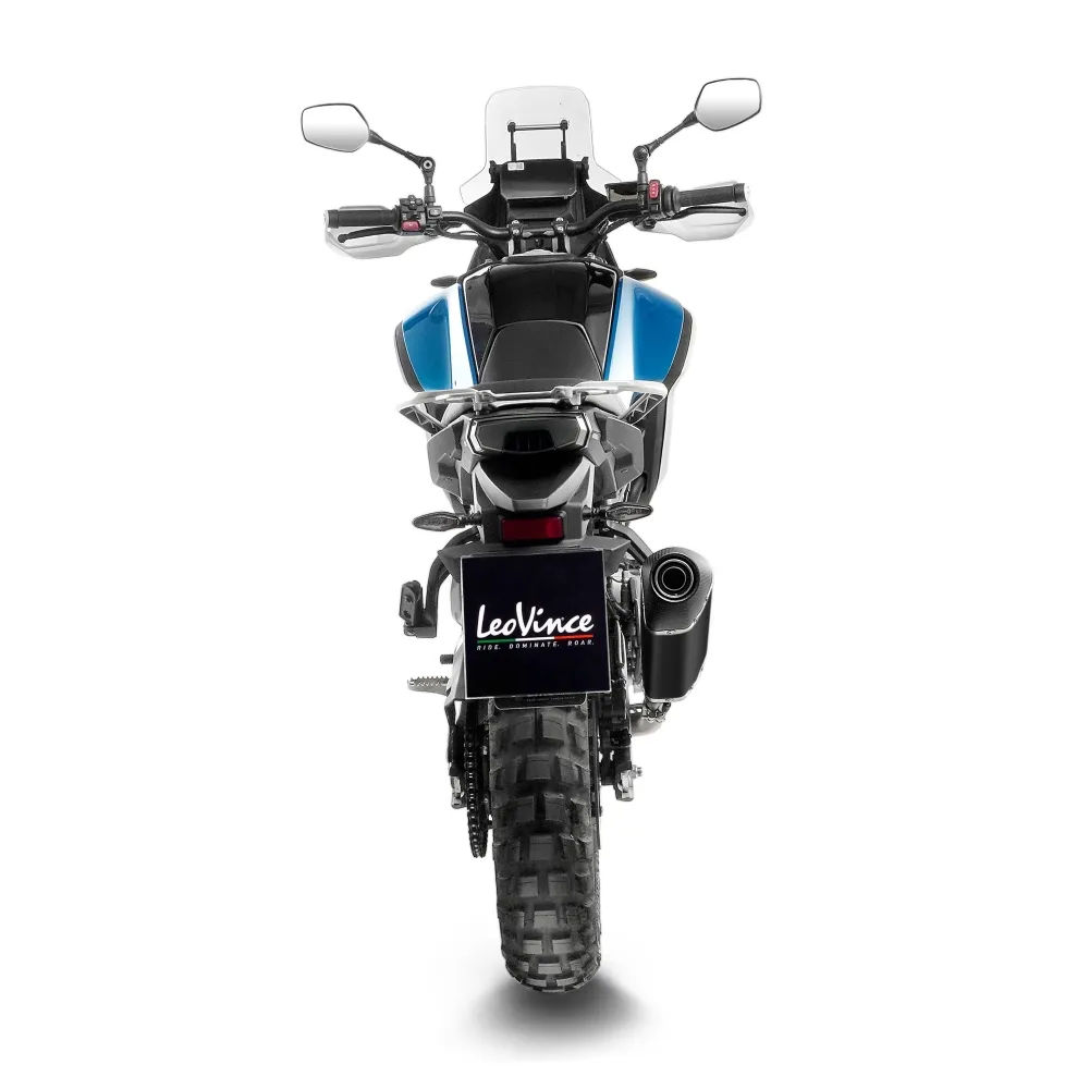LEOVINCE CF MOTO 450 MT / 2024 2025 LV-14 INOX BLACK exhaust EURO5+ - 15612B