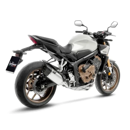 LEOVINCE HONDA CB 650 R café / CBR / 2019 2025 LV-14 R INOX ligne d'échappement NON HOM - 15611U