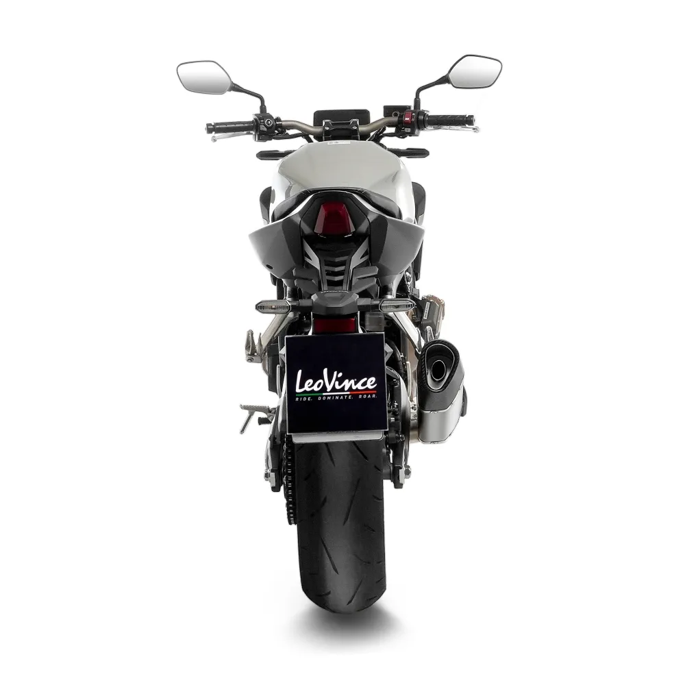 LEOVINCE HONDA CB 650 R café / CBR / 2019 2025 LV-14 R INOX ligne d'échappement NON HOM - 15611U