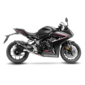 LEOVINCE HONDA CB 650 R café / CBR / 2019 2025 LV-14 R INOX BLACK exhaust system NOT APP - 15611BU