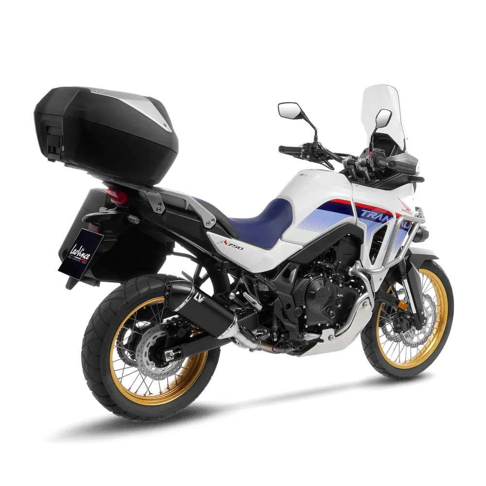 LEOVINCE HONDA XL 750 TRANSALP / TRAVEL / 2023 2025 LV-14 INOX BLACK exhaust EURO5 - 15601B