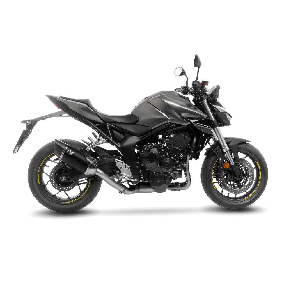 LEOVINCE HONDA CB 1000 HORNET / 2025 LV-14 R INOX BLACK pot d'échappement EURO5 - 15617B