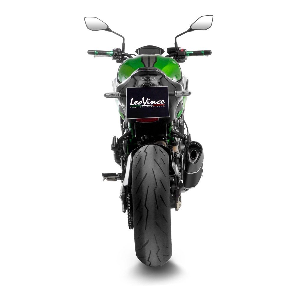 LEOVINCE KAWASAKI Z 900 / A2 / 2017 2024 LV-14 R INOX BLACK exhaust  EURO5 - 15605B