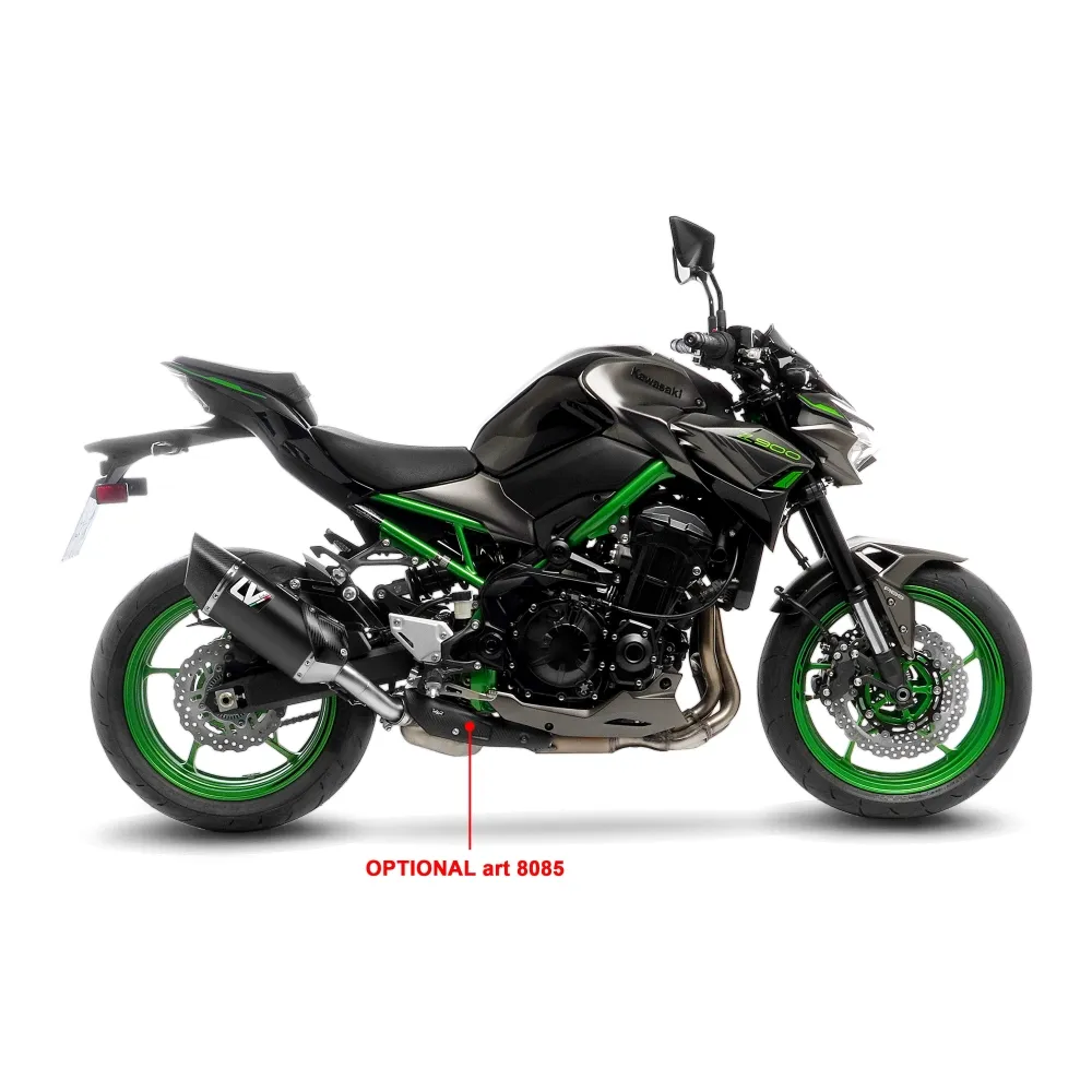 LEOVINCE KAWASAKI Z 900 / A2 / 2017 2025 LV-14 R INOX BLACK pot d'échappement EURO5+ - 15605B