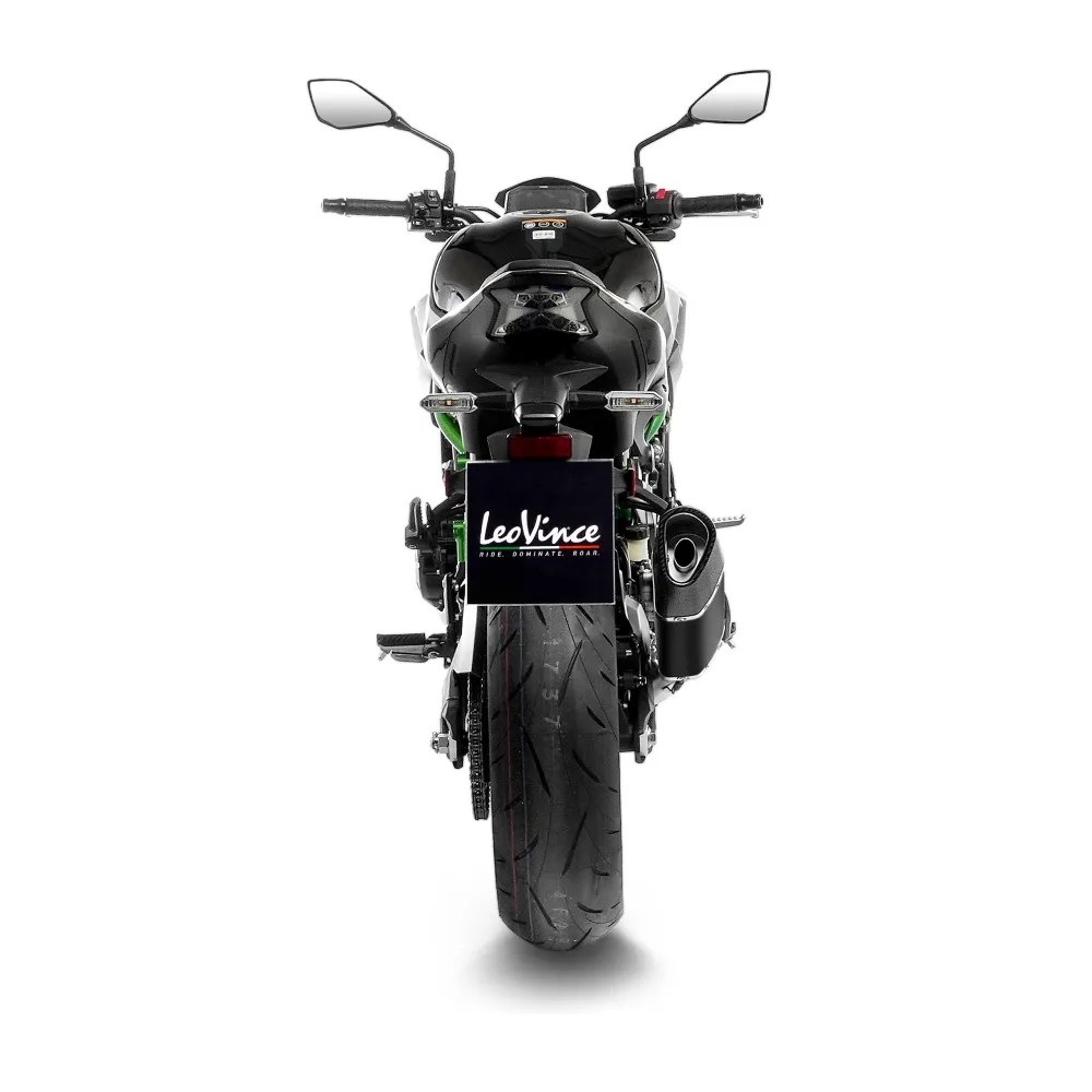 LEOVINCE KAWASAKI Z 900 / A2 / 2017 2025 LV-14 R INOX BLACK pot d'échappement EURO5+ - 15605B