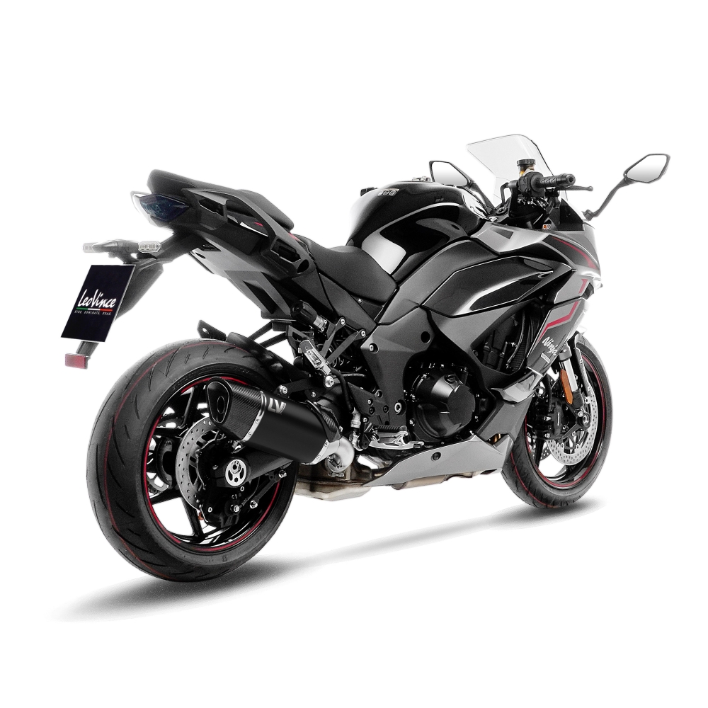 LEOVINCE KAWASAKI NINJA 1000 SX / TOURER / 2020 2024 LV-14 R INOX BLACK pot d'échappement EURO5 - 15602B