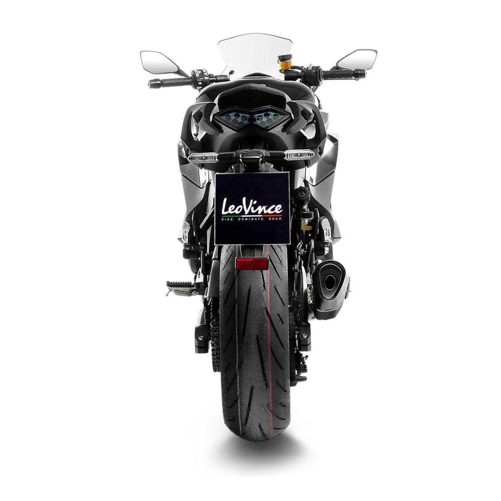 LEOVINCE KAWASAKI NINJA 1000 SX / TOURER / 2020 2024 LV-14 R INOX BLACK pot d'échappement EURO5 - 15602B