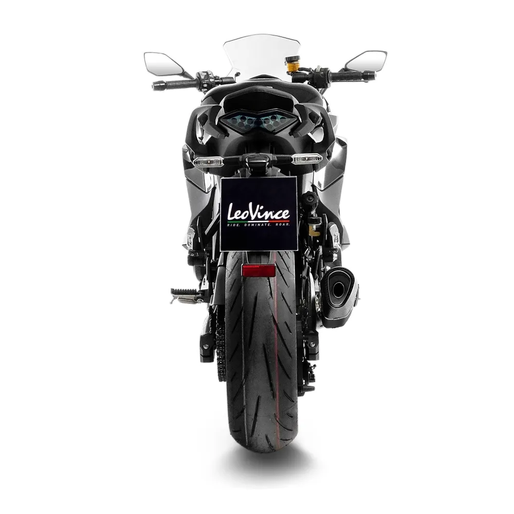 LEOVINCE KAWASAKI NINJA 1000 SX / TOURER / 2020 2024 LV-14 R INOX BLACK pot d'échappement EURO5 - 15602B