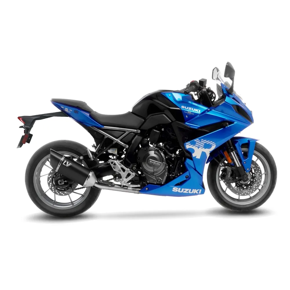 LEOVINCE SUZUKI GSX-8 S / R / 2023 2024 LV-14 R INOX BLACK ligne d'échappement NON HOM - 15606BU