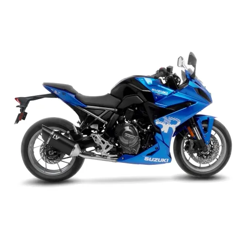 LEOVINCE SUZUKI GSX-8 S / R / 2023 2024 LV-14 R INOX BLACK ligne d'échappement NON HOM - 15606BU