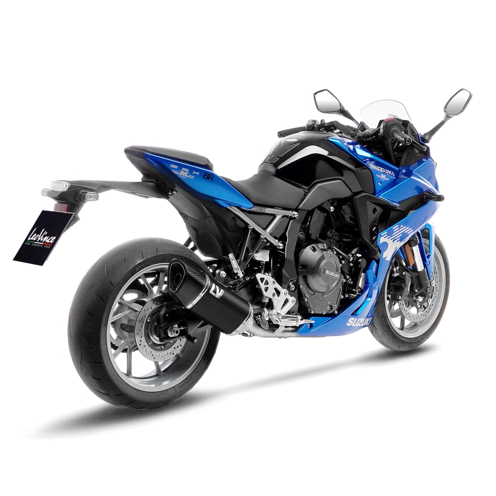 LEOVINCE SUZUKI GSX-8 S / R / 2023 2024 LV-14 R INOX BLACK ligne d'échappement NON HOM - 15606BU