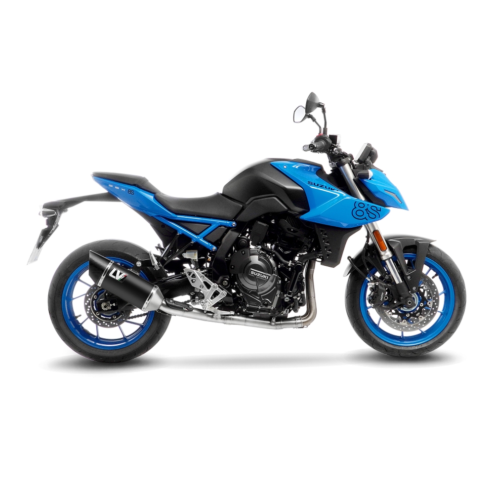 LEOVINCE SUZUKI GSX-8 S / R / 2023 2024 LV-14 R INOX BLACK ligne d'échappement NON HOM - 15606BU