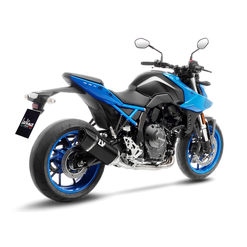 LEOVINCE SUZUKI GSX-8 S / R / 2023 2024 LV-14 R INOX BLACK ligne d'échappement NON HOM - 15606BU