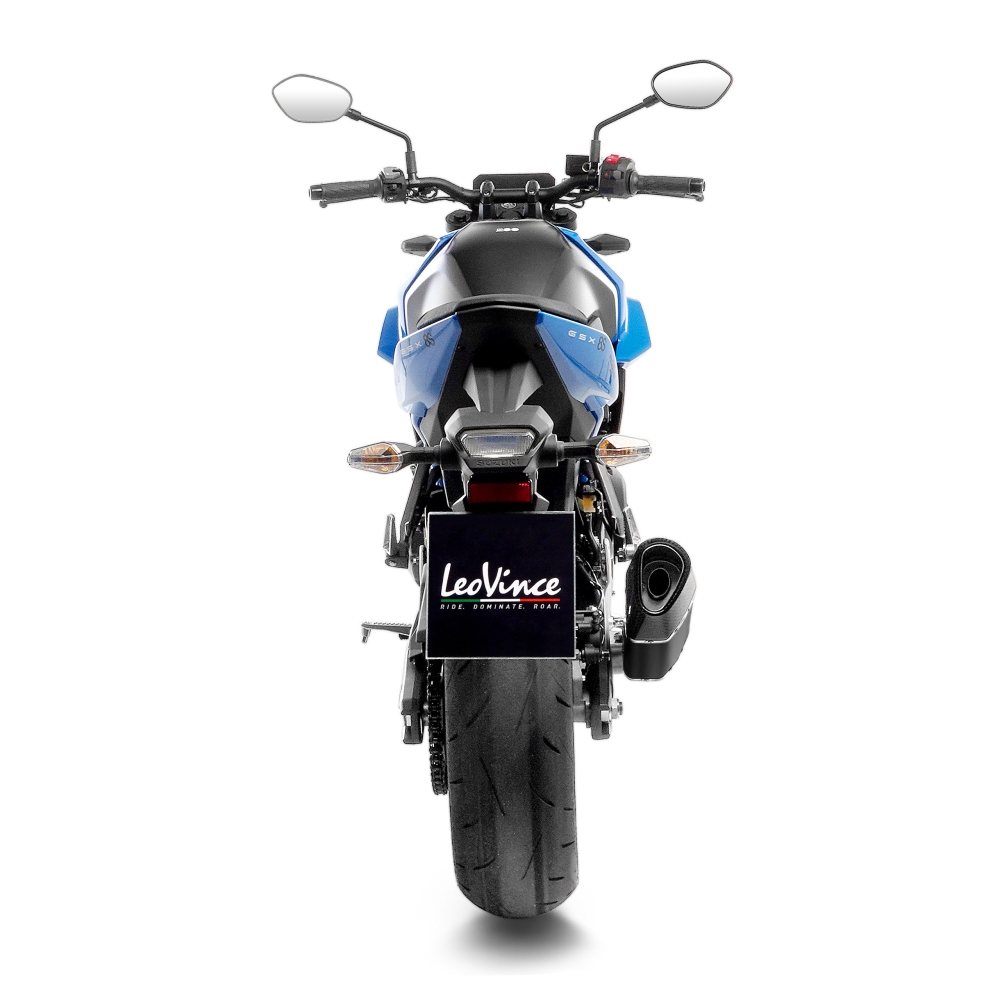 LEOVINCE SUZUKI GSX-8 S / R / 2023 2024 LV-14 R INOX BLACK ligne d'échappement NON HOM - 15606BU