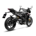LEOVINCE TRIUMPH STREET TRIPLE 765 R / RS / A2 / 2023 2024 LV-14 R INOX BLACK ligne d'échappement NON HOM - 15608BU